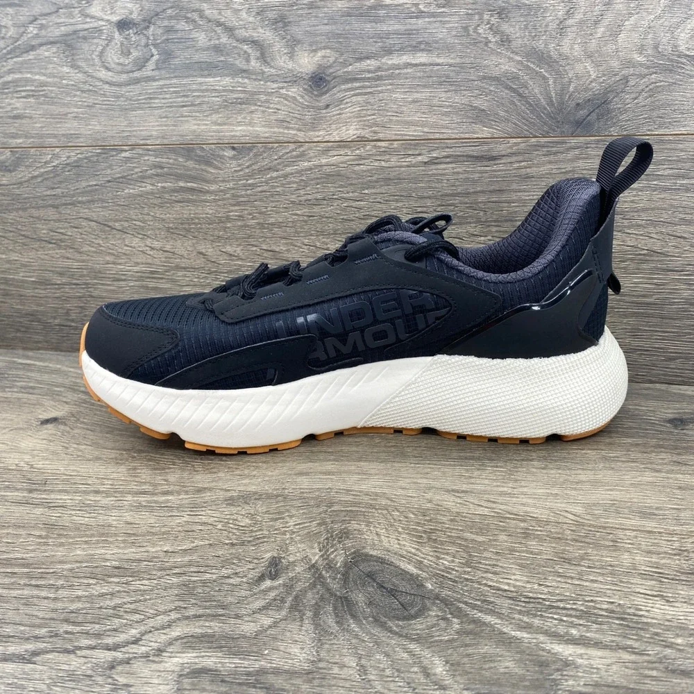 Under Armour HOVR Apparition Running Shoes Mens 10 Black White Gum 3026629-003